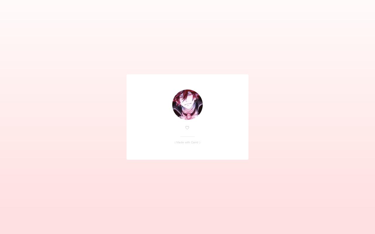 Carrd profile picture for @mio